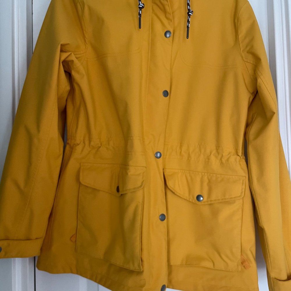 Eddie Bauer Yellow Waterproof Rain Jacket